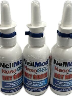 NasoGel Dry Nose Relief Spray – White